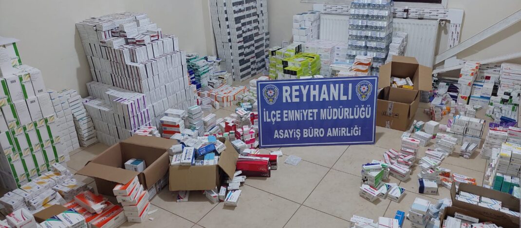 Depoda stoklanan 10 bin kutu ilaç ele geçirildi