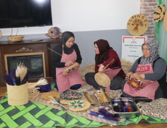 Buğday saplarıyla yapılan tescilli sanat, kurslarla gelecek kuşaklara aktarılıyor