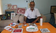 Oğlunun ödeviyle tanıştığı mozaik sanatı emeklilikteki hobisi oldu