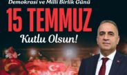 Başkan Sarı: 15 Temmuz’da hain planlar, milletimizin imanına ve cesaretine çarptı