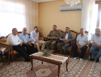 15 Temmuz anma etkinlikleri kapsamında şehit ailesine ziyaret