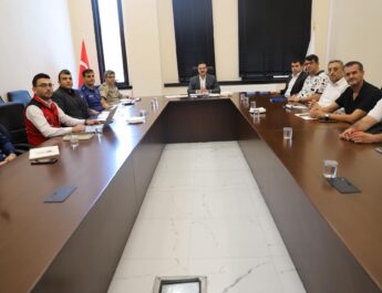 Kaymakam Şahin başkanlığında kadına yönelik şiddetle mücadele toplantısı