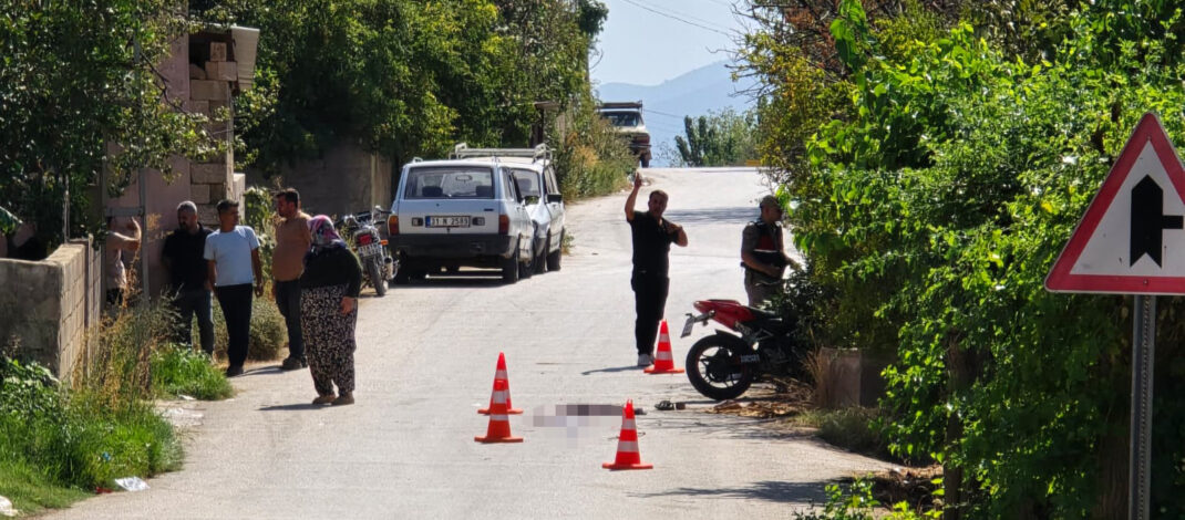 Hatay’da devrilen motosikletteki 1 kişi öldü, 1 kişi yaralandı