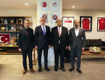 Çakır’dan TFF Başkanı Hacıosmanoğlu’na ziyaret