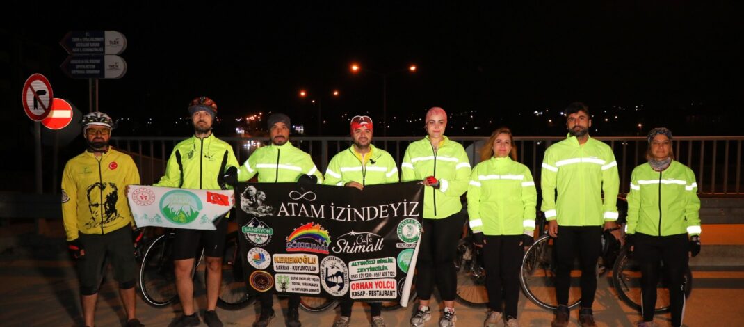 10 Kasım’a anlamlı yolculuk: Hatay’dan Ankara’ya pedal çeviriyorlar