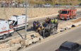 Kontrolden çıkan araç bariyerlere çarptı: 3 yaralı