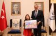 Minik ressam Asya’nın süper kahramanı: Başkan Öntürk