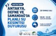 HATSU’dan üç ilçede planlı su kesintisi